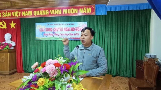 SƠN HÀM TỔ CHỨC GIẢI BÓNG CHUYỀN NAM MỞ RỘNG, MỪNG ĐẢNG - MỪNG XUÂN GIÁP THÌN 2024